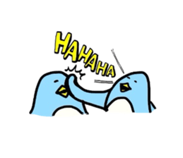 unique penguin sticker sticker #1971969