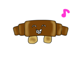 a morning, daytime, and night are bread. sticker #1972068