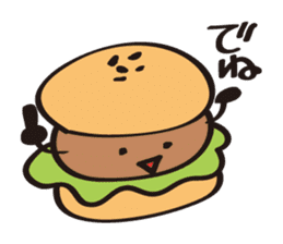 burger kun sticker #1973098