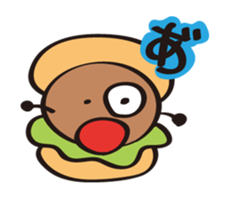 burger kun sticker #1973107