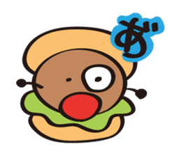 burger kun sticker #1973107