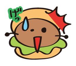 burger kun sticker #1973108