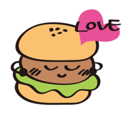 burger kun sticker #1973120