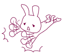 Rabbit irritating sticker #1973286