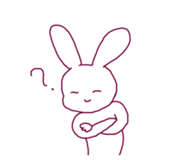 Rabbit irritating sticker #1973311