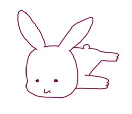 Rabbit irritating sticker #1973318