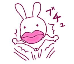 Rabbit irritating sticker #1973320