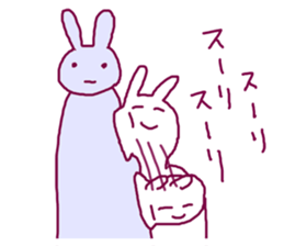 Rabbit irritating sticker #1973323