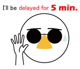 Nose sunglasses might late Work in ENG sticker #1974206