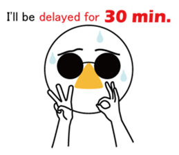 Nose sunglasses might late Work in ENG sticker #1974208