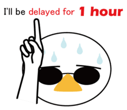 Nose sunglasses might late Work in ENG sticker #1974209