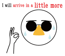 Nose sunglasses might late Work in ENG sticker #1974214