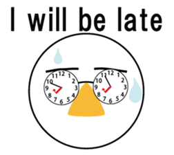 Nose sunglasses might late Work in ENG sticker #1974224