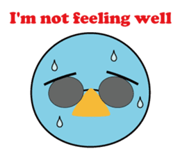 Nose sunglasses might late Work in ENG sticker #1974225