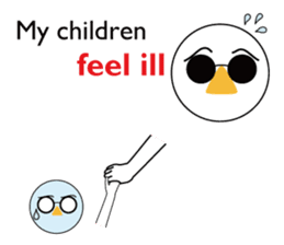 Nose sunglasses might late Work in ENG sticker #1974226