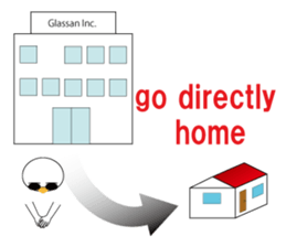 Nose sunglasses might late Work in ENG sticker #1974231