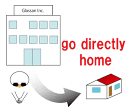 Nose sunglasses might late Work in ENG sticker #1974231