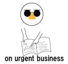 Nose sunglasses might late Work in ENG sticker #1974236