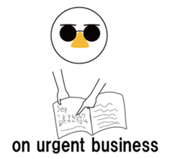 Nose sunglasses might late Work in ENG sticker #1974236