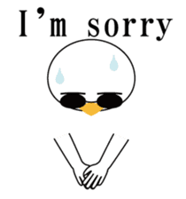 Nose sunglasses might late Work in ENG sticker #1974238