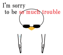 Nose sunglasses might late Work in ENG sticker #1974239