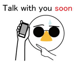 Nose sunglasses might late Work in ENG sticker #1974242