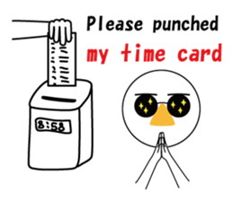 Nose sunglasses might late Work in ENG sticker #1974243