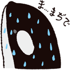 The child of an active killer whale sticker #1974581