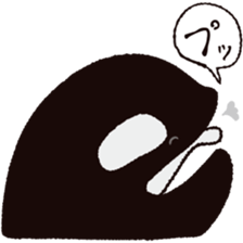 The child of an active killer whale sticker #1974583