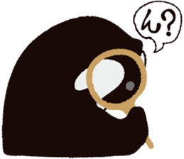 The child of an active killer whale sticker #1974584