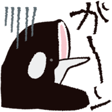 The child of an active killer whale sticker #1974585