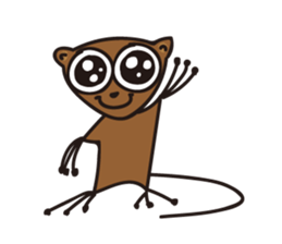 Lovely Tarsier sticker #1975153