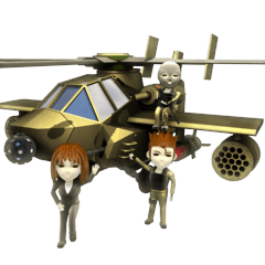 3D sticker of mission class A of soldier