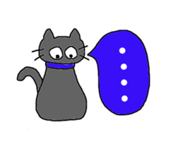 black cat life sticker #1975515