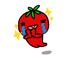 sadness tomato sticker #1976145