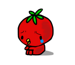 sadness tomato sticker #1976147