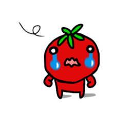 sadness tomato sticker #1976148