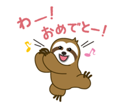 sloth kid's "non" sticker #1977374