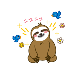 sloth kid's "non" sticker #1977376