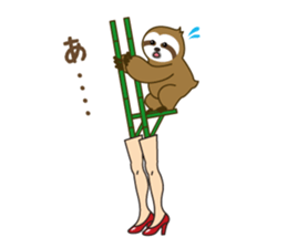 sloth kid's "non" sticker #1977394