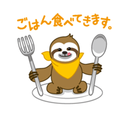 sloth kid's "non" sticker #1977401