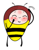 Pleasant bee sticker #1977807