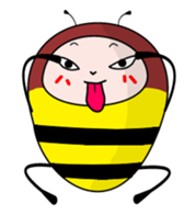 Pleasant bee sticker #1977814