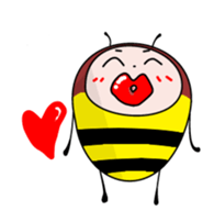 Pleasant bee sticker #1977816