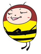 Pleasant bee sticker #1977827