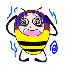 Pleasant bee sticker #1977832