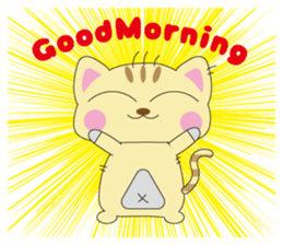 FUKUNEKO which brings happiness sticker #1978325