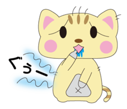 FUKUNEKO which brings happiness sticker #1978338