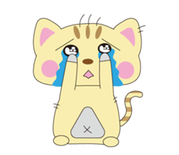 FUKUNEKO which brings happiness sticker #1978360