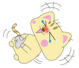 FUKUNEKO which brings happiness sticker #1978362